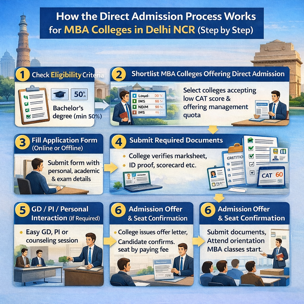 How the Direct Admission Process Works (Step by Step)