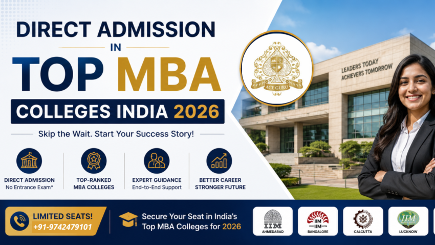 Top MBA Colleges in India with Management Quota Seats 2026.