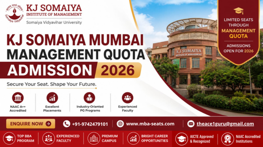 KJ Somaiya Mumbai Management Quota Admission