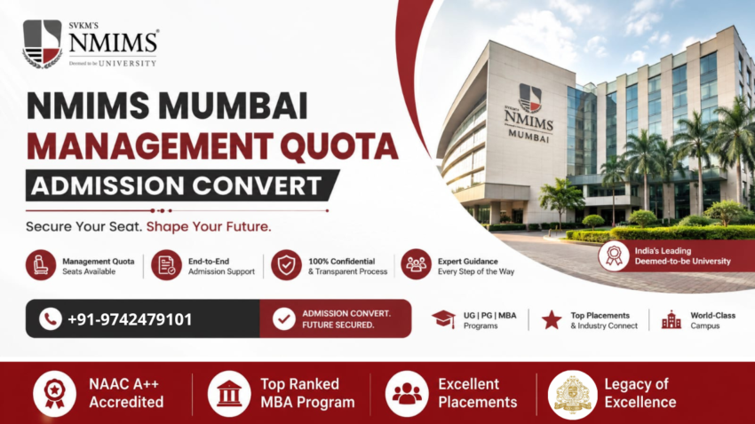 NMIMS MBA Admission 2026 | Apply Now via Management Quota