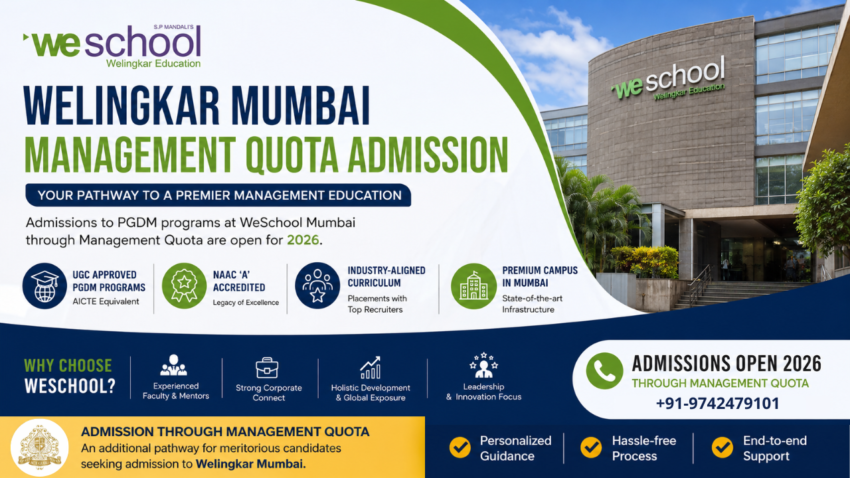 Welingkar Mumbai Management Quota Admission