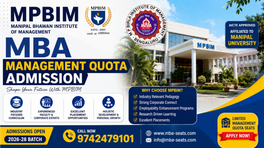 MPBIM MBA Management Quota Admission