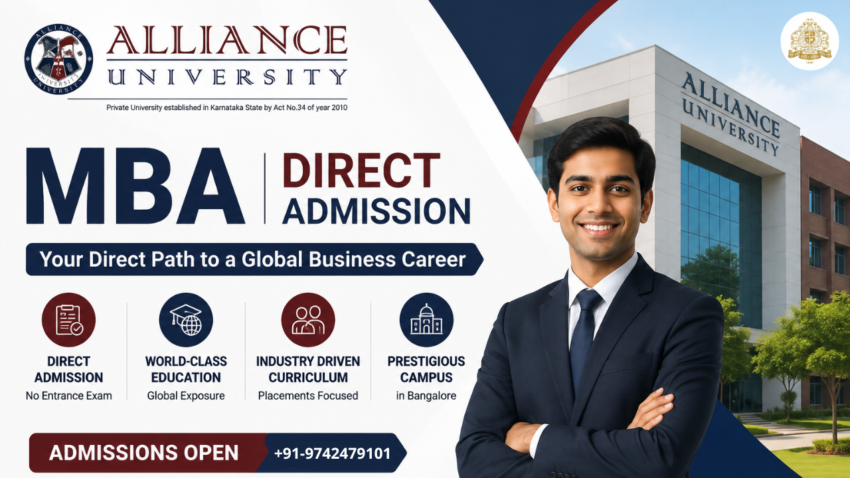 Alliance University MBA Direct Admission