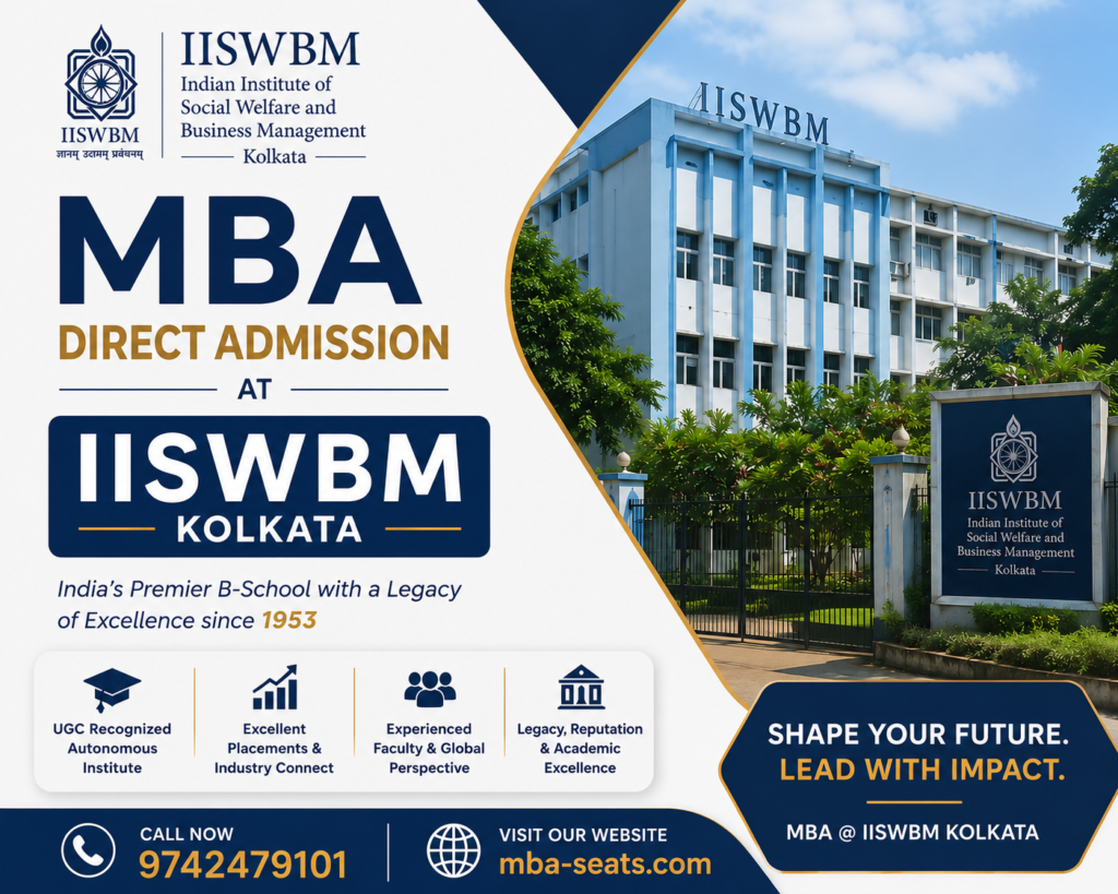 MBA Direct Admission at IISWBM Kolkata.
