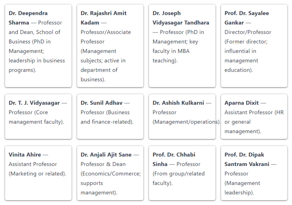 MIT School of Management Pune MBA Admission 2026.