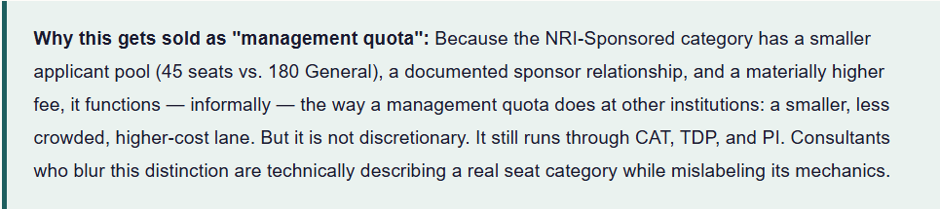 Direct Admission in NIRMA Management Quota Seats 2026.