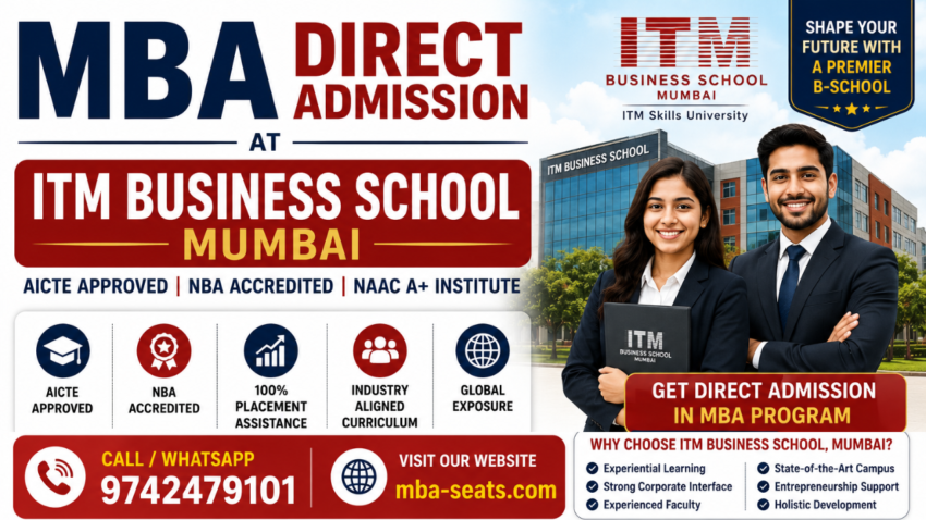ITM Business School Mumbai MBA Direct Admission