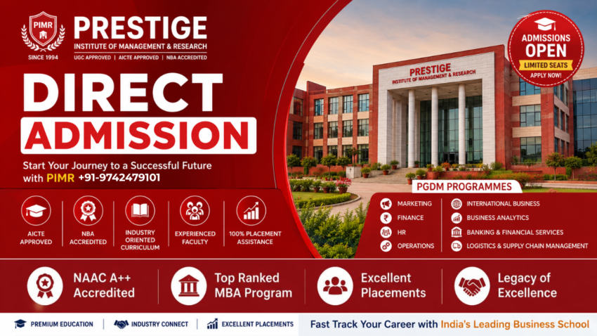 Direct Admission in Prestige Institute of Management & Research